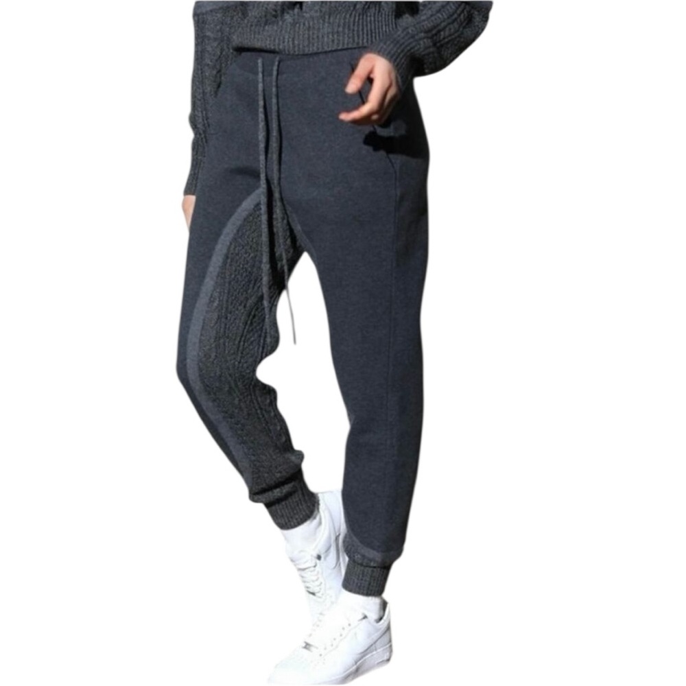Twenty Montreal Felt Connect Sweatpants Small Gray Cotton Blend Joggers NWT